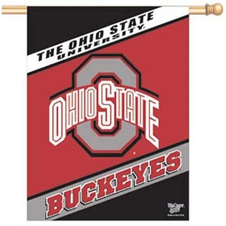 CISCO INDEPENDENT Ohio State Buckeyes Banner 28x40 Vertical 3208564976